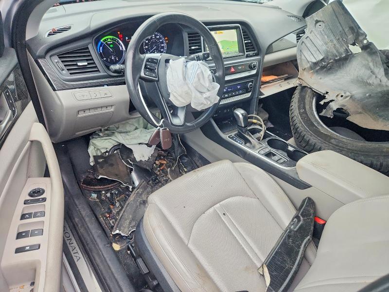 2018 Hyundai Sonata VIN KMHE34L38JA084067 COPART salvage auction — FRONT END, Ct - Cert Of Title-Salvage, sold $475 on 2026-07-28 (photo 8)