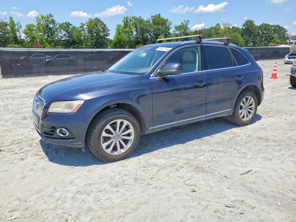 2013 Audi Q5 VIN WA1CFAFP9DA063680 COPART salvage auction — MECHANICAL, Nc - Certificate Of Title, sold $1,050 on 2026-07-15 (photo 1)