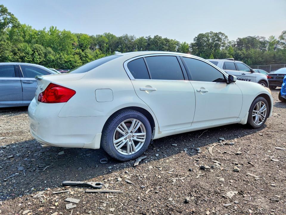 2012 Infiniti G37 VIN JN1CV6AR2CM677825 COPART salvage auction — MINOR DENT/SCRATCHES, Md - Cert Of Title-Rebuilt Salvage, sold $275 on 2026-07-31 (photo 3)