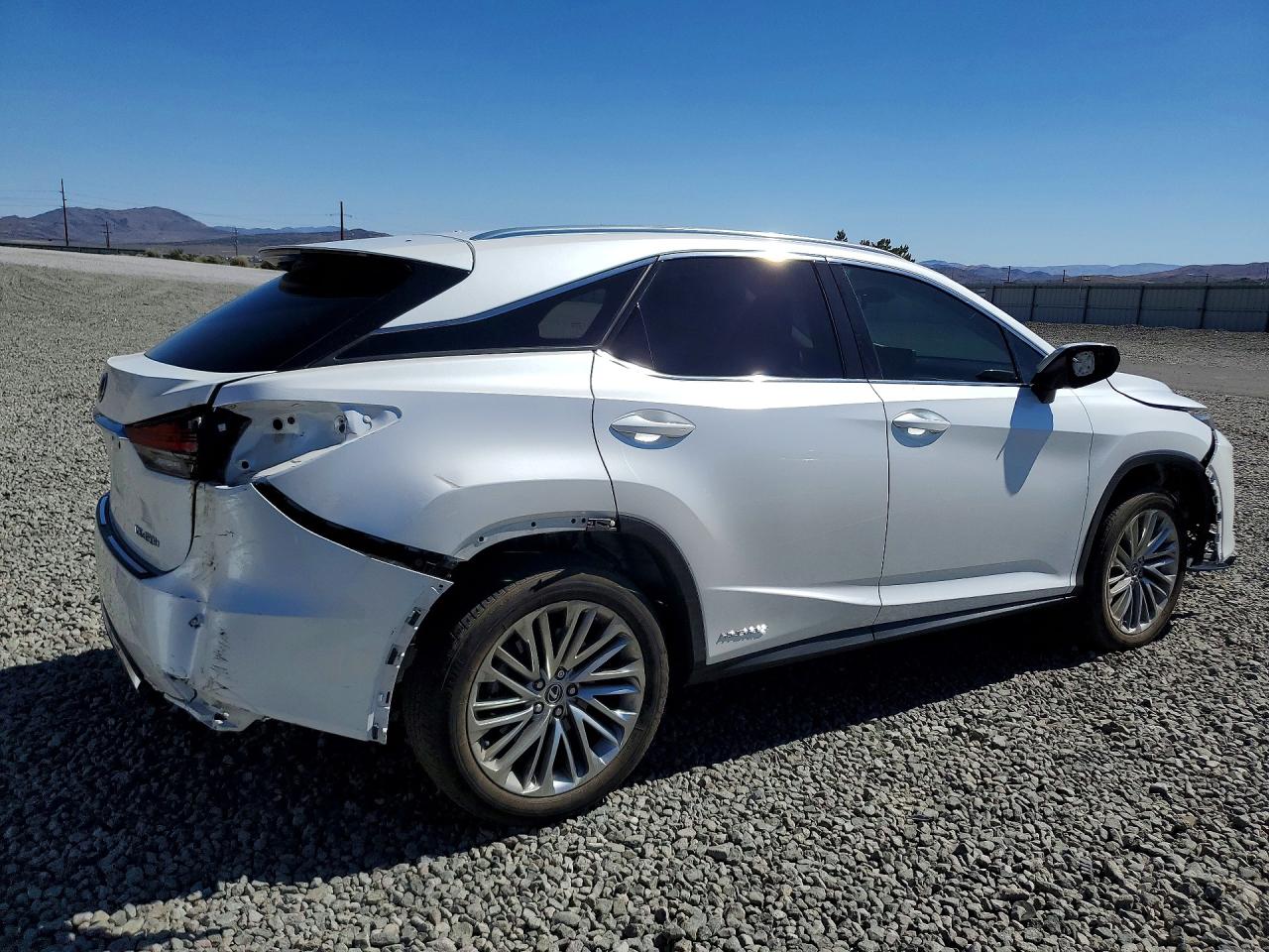 2021 Lexus Rx VIN 2T2JGMDA0MC068218 COPART salvage auction — Front End, Sc - Salvage Title, sold $22,500 on 2026-08-20 (photo 3)
