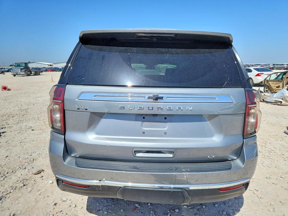 2023 Chevrolet Suburban VIN 1GNSCCKD7PR399133 COPART salvage auction — FRONT END, Tx - Salvage Vehicle Title, sold $13,500 on 2026-08-27 (photo 6)