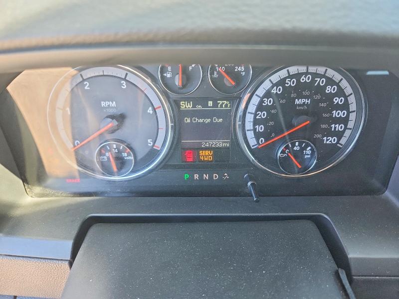 2011 Dodge Ram VIN 3D73Y3HL8BG635722 COPART salvage auction — FRONT END, Or - Salvage Title Certificate, sold $3,900 on 2026-08-25 (photo 9)