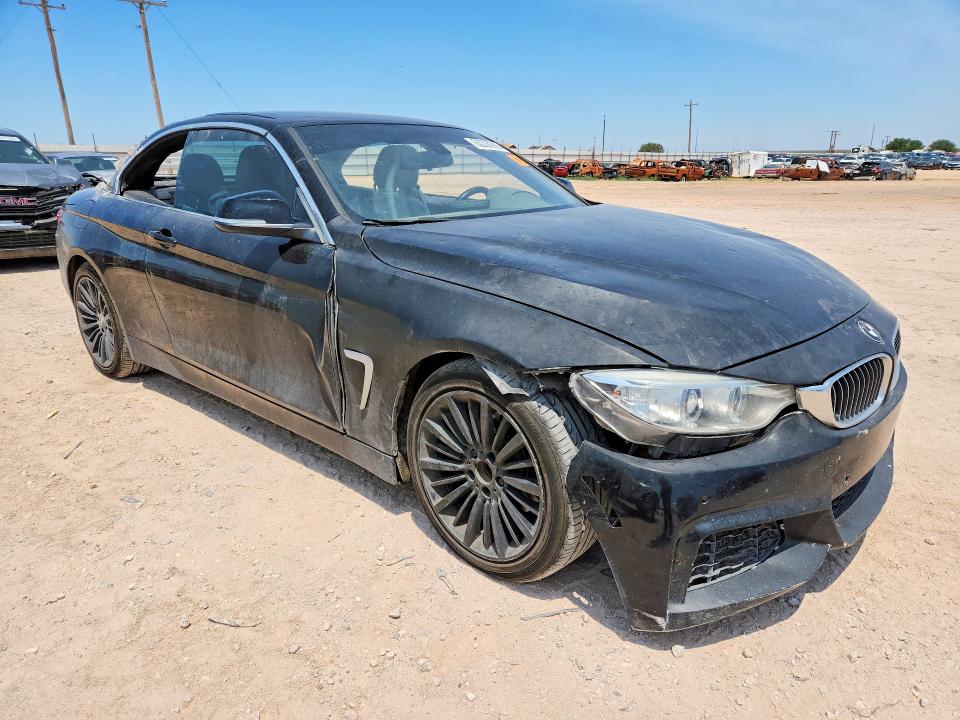 2015 BMW 4er VIN WBA3V7C57FP771485 COPART salvage auction — FRONT END, Tx - Cert Of Title-Rebuilt Salvage, sold $1,200 on 2026-07-22 (photo 4)