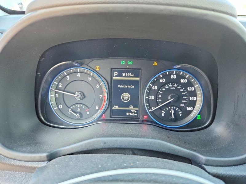 2022 Hyundai Kona VIN KM8K6CAB0NU894120 COPART salvage auction — FRONT END, NY - MV-907A SALVAGE CERTIFICATE, sold $3,000 on 2026-07-20 (photo 9)