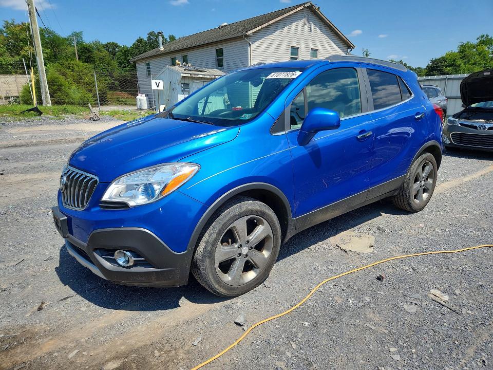 2013 Buick Encore VIN KL4CJFSB8DB153340 COPART salvage auction — REAR END, Pa - Cert Of Title, sold $375 on 2026-07-21 (photo 1)