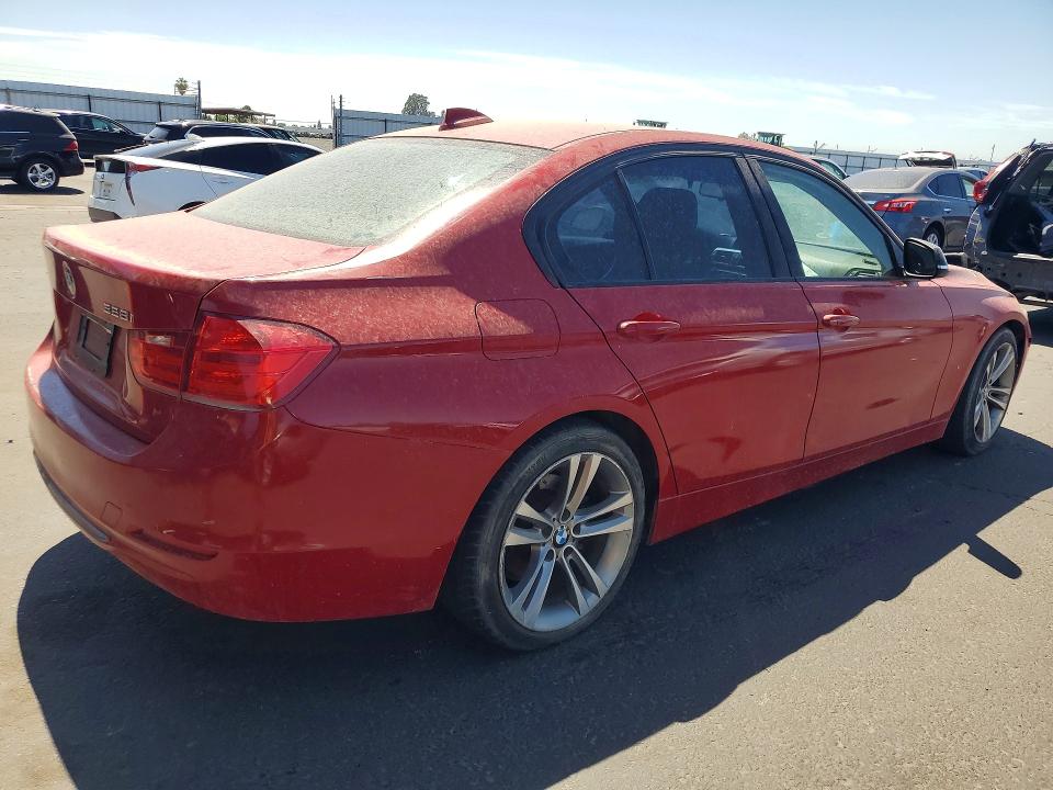 2014 BMW 3er VIN WBA3C1C51EK115989 COPART salvage auction — MECHANICAL, Ca - Dis/Dlr/Exp Only Clean Title (P), sold $1,550 on 2026-07-30 (photo 3)