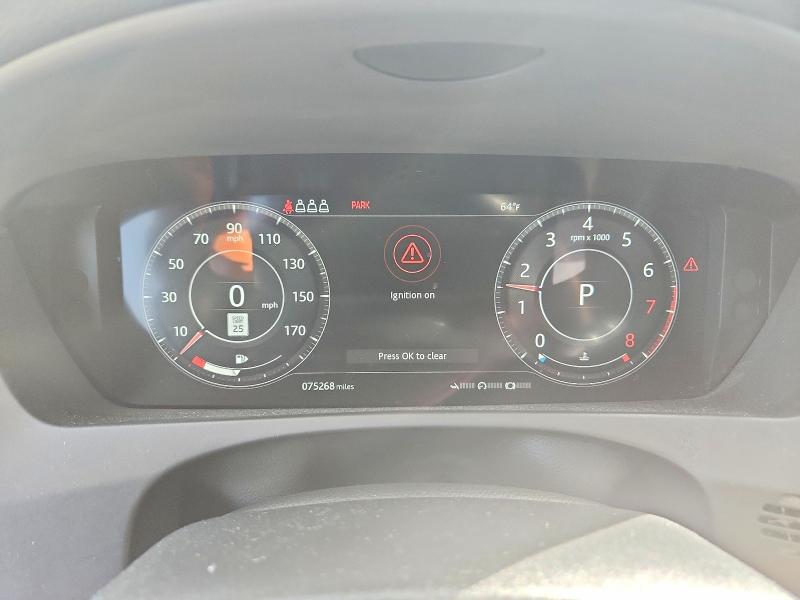 2019 Jaguar F-pace VIN SADCN2GX0KA366930 COPART salvage auction — MECHANICAL, Or - Certificate Of Title, sold $4,550 on 2026-07-18 (photo 9)