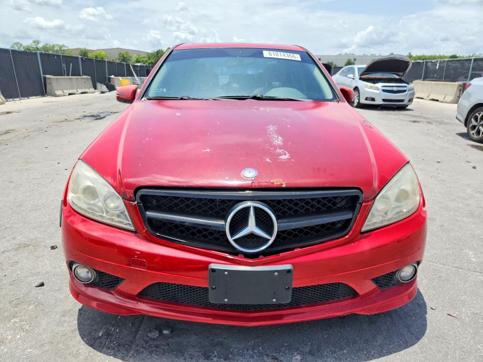 2010 Mercedes-benz C class VIN WDDGF8BB8AR107231 COPART salvage auction — FRONT END, FL - CERTIFICATE OF TITLE (P), sold $375 on 2026-07-23 (photo 5)