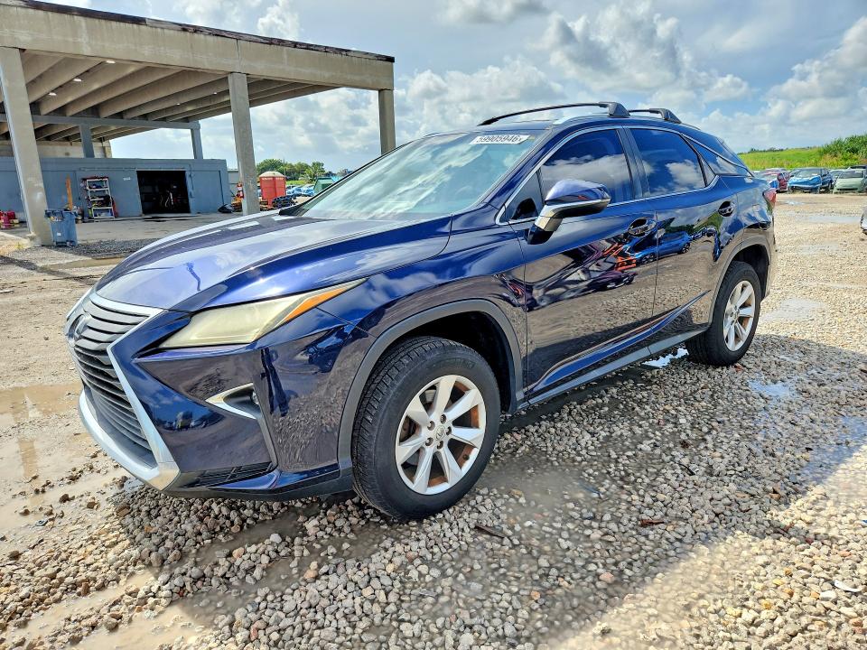 2016 Lexus Rx VIN 2T2ZZMCA1GC020651 COPART salvage auction — MINOR DENT/SCRATCHES, Fl - Certificate Of Title (P), sold $1,300 on 2026-07-21 (photo 1)