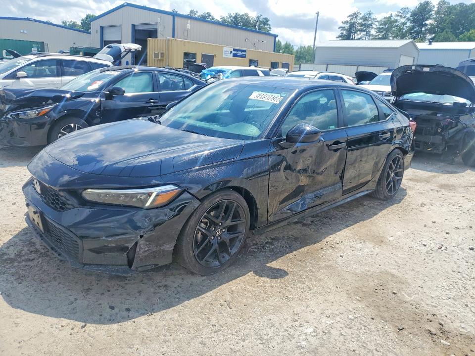 2025 Honda Civic VIN 2HGFE2F56SH597133 COPART salvage auction — SIDE, WA - VEHICLE CERT OF OWNERSHIP-TITL (P), sold $7,300 on 2026-07-20 (photo 1)