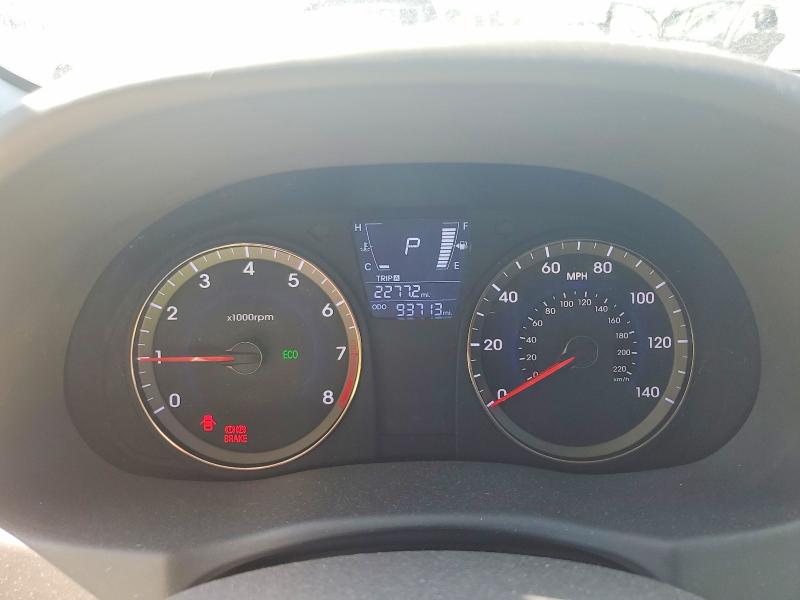 2013 Hyundai Accent VIN KMHCU5AE5DU074873 COPART salvage auction — FRONT END, Pa - Certificate Of Salvage, sold $450 on 2026-07-23 (photo 9)