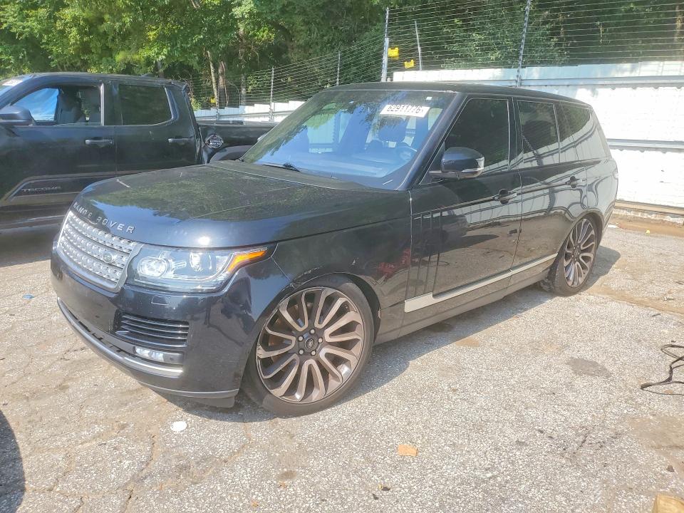 2016 Land rover RANGE ROVER VIN SALGS2EF8GA295590 COPART salvage auction — MECHANICAL, Ga - Certificate Of Title, sold $2,300 on 2026-08-20 (photo 1)