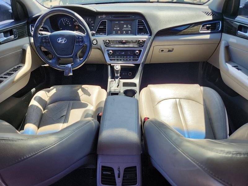 2017 Hyundai Sonata hybrid VIN KMHE34L3XHA069211 COPART salvage auction — REAR END, Fl - Certificate Of Title, sold $1,200 on 2026-07-31 (photo 8)