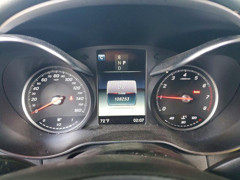 2017 Mercedes-benz Glc VIN WDC0G4JB7HF124837 COPART salvage auction — MECHANICAL, Ca - Dis/Dlr/Exp Only Clean Title (P), sold $5,000 on 2026-07-28 (photo 9)