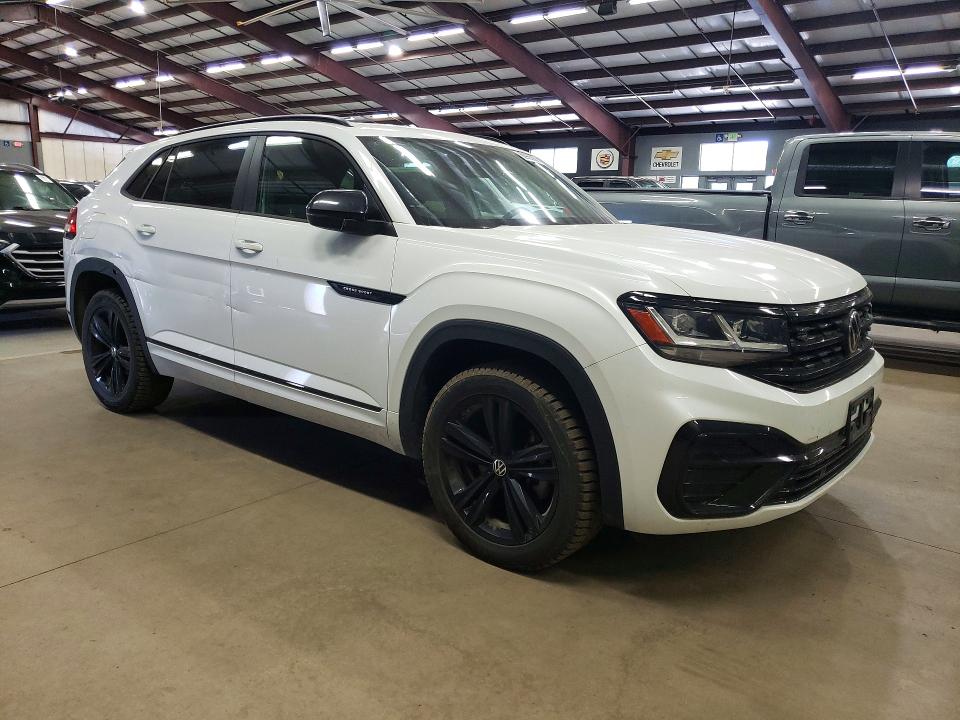 2023 Volkswagen Atlas cross sport VIN 1V2SC2CA9PC222673 COPART salvage auction — SIDE, Vt - Cert Of Title-Salvage Vehicle (P), sold $17,600 on 2026-07-27 (photo 4)
