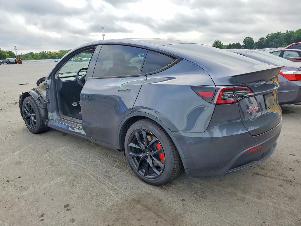 2020 Tesla Model y VIN 5YJYGDEF4LF001824 COPART salvage auction — FRONT END, Nj - Cert Of Title-Salvage, sold $3,250 on 2026-07-23 (photo 2)