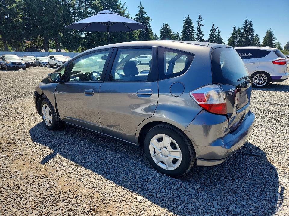 2013 Honda Fit VIN JHMGE8H36DC081019 COPART salvage auction — REAR END, Wa - Bill Of Sale, sold $125 on 2026-07-28 (photo 2)