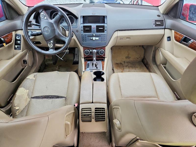 2011 Mercedes-benz C class VIN WDDGF5EB2BF647056 COPART salvage auction — WATER/FLOOD, MT - CERTIFICATE OF TITLE, sold $250 on 2026-08-11 (photo 8)