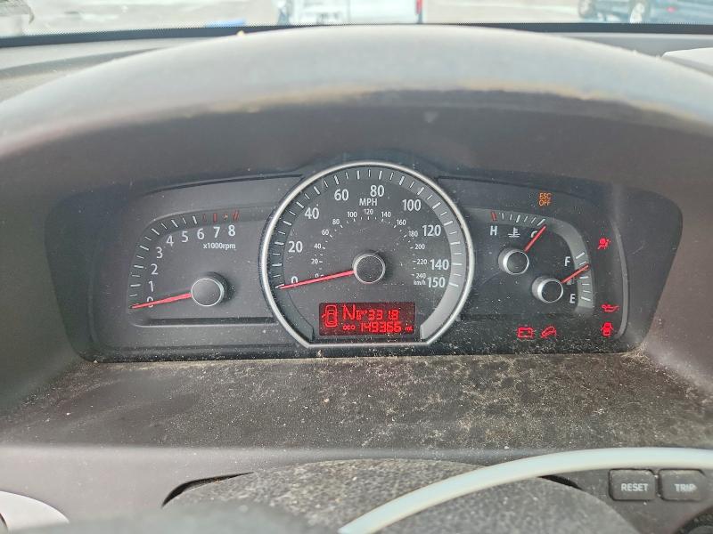 2009 Kia Mohave (borrego) VIN KNDJJ741195021436 COPART salvage auction — WATER/FLOOD, La - Cert Of Title-Salvage Flood, sold $250 on 2026-07-22 (photo 9)
