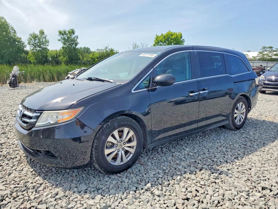 2016 Honda Odyssey VIN 5FNRL5H36GB132587 COPART salvage auction — REAR END, Oh - Cert Of Title-Salvage, sold $90 on 2026-07-30 (photo 1)