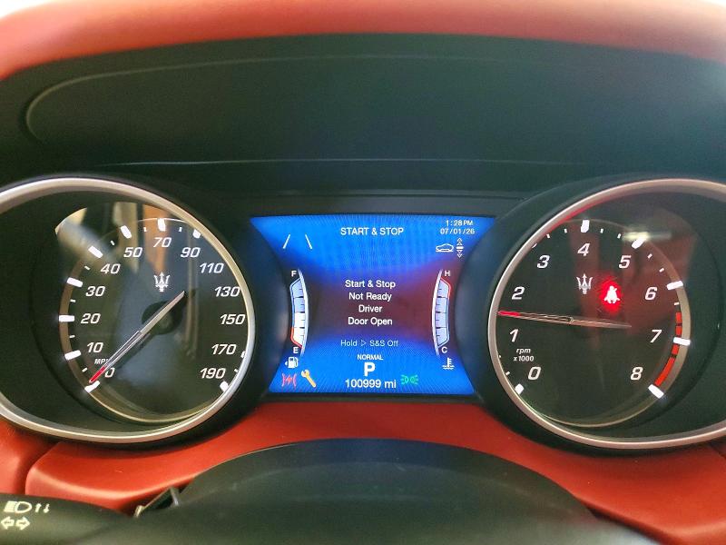 2019 Maserati Levante VIN ZN661YUS2KX314937 COPART salvage auction — MINOR DENT/SCRATCHES, In - Certificate Of Title (P), sold $14,000 on 2026-07-09 (photo 9)
