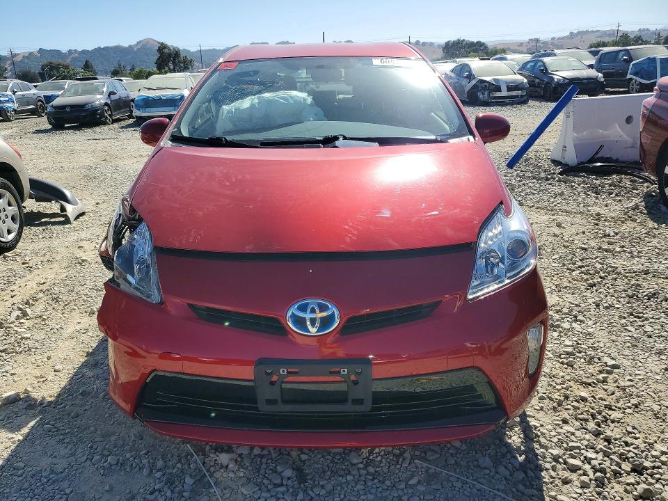 2013 Toyota Prius VIN JTDKN3DU8D5560432 COPART salvage auction — FRONT END, Ca - Salvage Certificate, sold $800 on 2026-07-28 (photo 5)