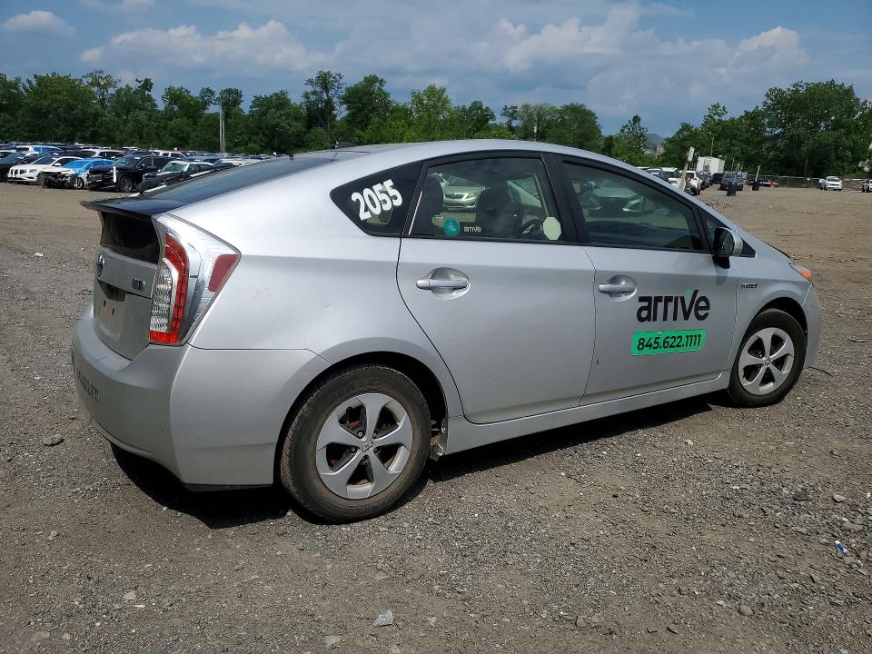 2014 Toyota Prius VIN JTDKN3DU3E0362145 COPART salvage auction — SIDE, Ny - Mv-907A Salvage Certificate, sold $750 on 2026-07-28 (photo 3)