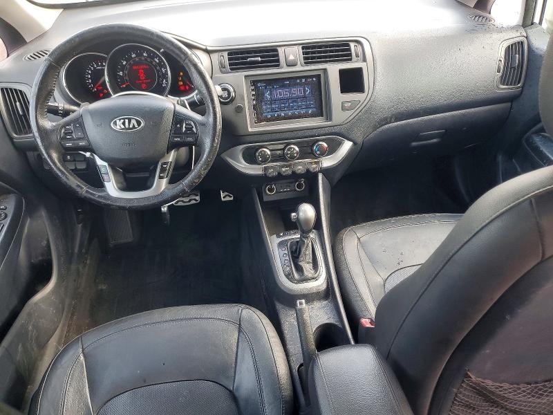 2013 Kia Rio VIN KNADN4A33D6147867 COPART salvage auction — WATER/FLOOD, Ms - Cert Of Title - Flood Salvage, sold $150 on 2026-08-26 (photo 8)