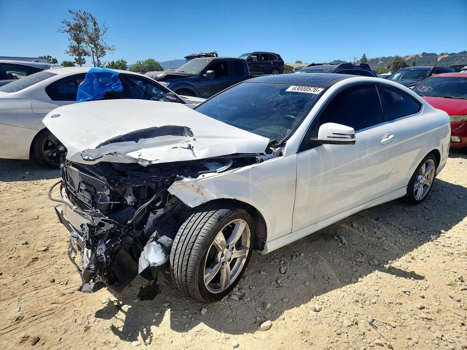 2013 Mercedes-benz C-klasse VIN WDDGJ4HB0DF977527 COPART salvage auction — FRONT END, Ca - Salvage Certificate, sold $1,250 on 2026-08-27 (photo 1)