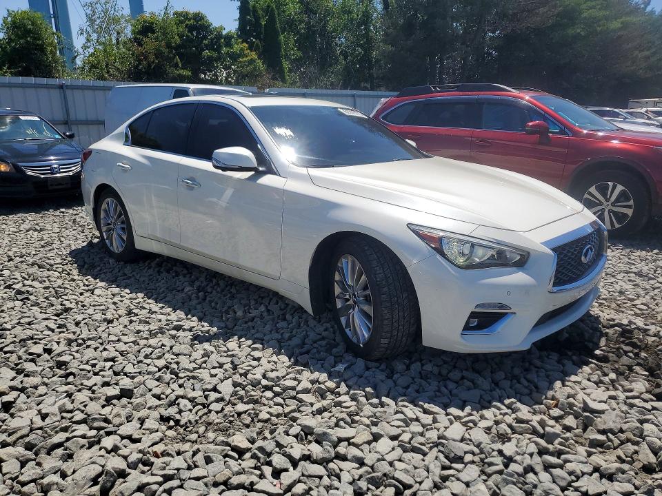 2021 Infiniti Q50 VIN JN1EV7BR2MM752036 COPART salvage auction — NORMAL WEAR, Wv - Certificate Of Title (P), sold $1,400 on 2026-07-29 (photo 4)