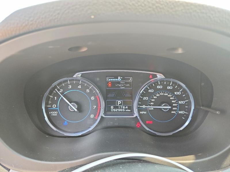 2017 Subaru Forester VIN JF2SJAGC5HH579724 COPART salvage auction — HAIL, Co - Certificate Of Title, sold $5,900 on 2026-07-20 (photo 9)