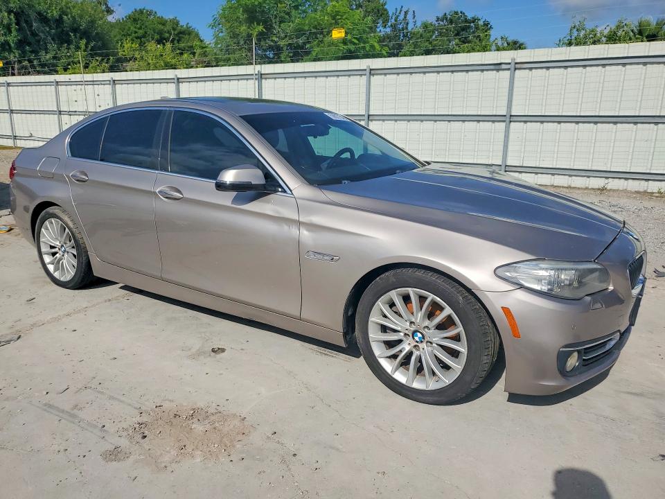 2015 BMW 5er VIN WBA5A5C54FD515010 COPART salvage auction — FRONT END, Tx - Salvage Vehicle Title, sold $70 on 2026-07-28 (photo 4)