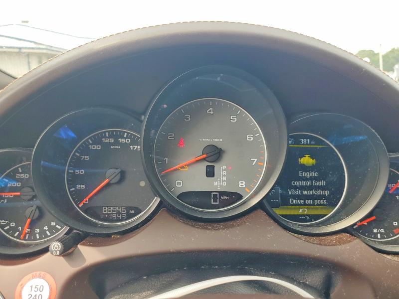 2018 Porsche Cayenne VIN WP1AB2A23JLA60847 COPART salvage auction — FRONT END, Ky - Cert Of Title-Salvage, sold $5,600 on 2026-07-28 (photo 9)