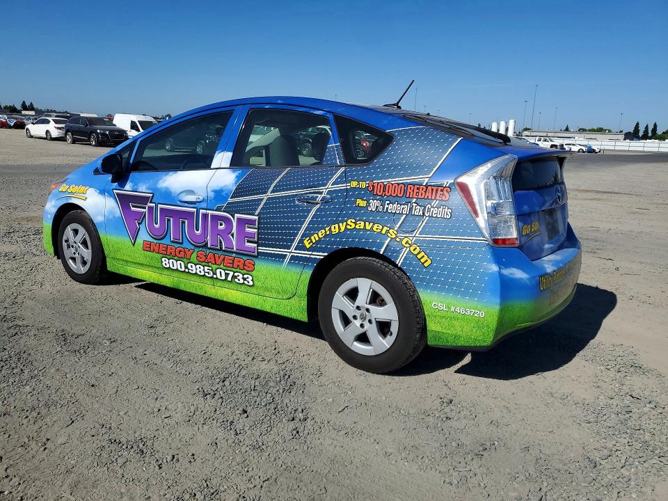 2011 Toyota Prius VIN JTDKN3DU0B1388787 COPART salvage auction — REAR END, CA - DIS/DLR/EXP ONLY CLEAN TITLE, sold $800 on 2026-07-21 (photo 2)