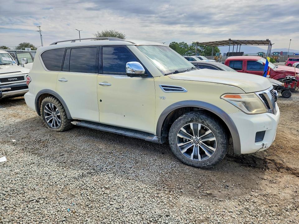 2018 Nissan Armada VIN JN8AY2NDXJ9051320 COPART salvage auction — SIDE, Az - Dis/Dlr/Exp Only Clean Title (P), sold $250 on 2026-07-31 (photo 4)