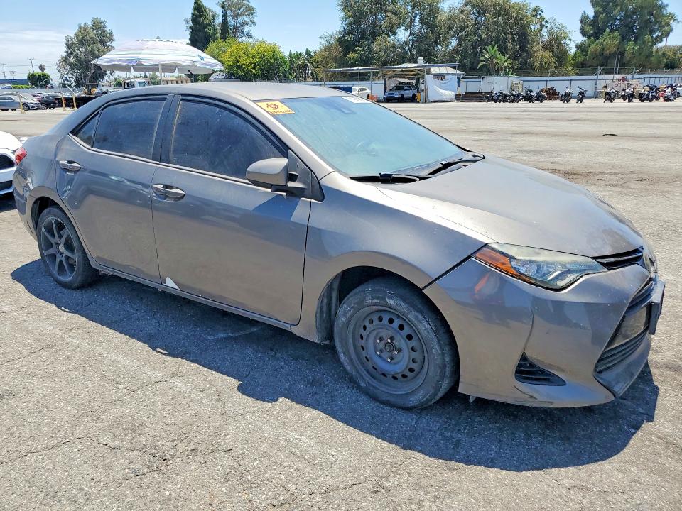 2017 Toyota Corolla VIN 5YFBURHEXHP612645 COPART salvage auction — FRONT END, Ca - Dis/Dlr/Exp App For Dup Clean, sold $100 on 2026-07-28 (photo 4)