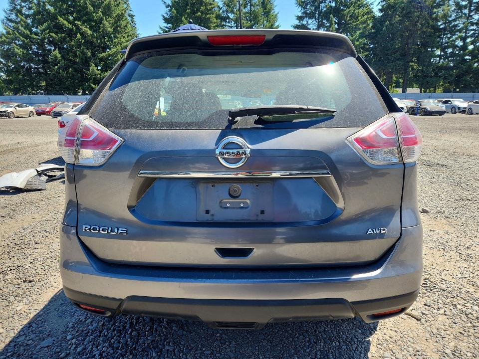 2015 Nissan Rogue VIN KNMAT2MVXFP514905 COPART salvage auction — FRONT END, Wa - Bill Of Sale, sold $450 on 2026-07-14 (photo 6)