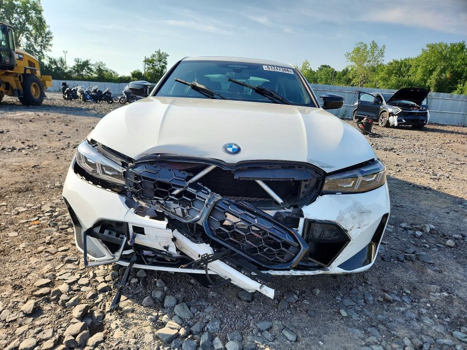 2025 BMW M3 VIN 3MW59FT0XS8F18195 COPART salvage auction — FRONT END, Ny - Mv-907A Salvage Certificate, sold $20,400 on 2026-08-27 (photo 5)