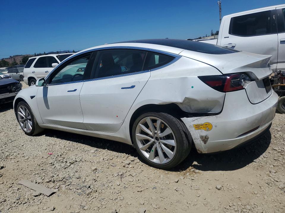 2020 Tesla Model 3 VIN 5YJ3E1EA8LF661724 COPART salvage auction — REAR END, Ca - Salvage Certificate, sold $4,800 on 2026-07-28 (photo 2)
