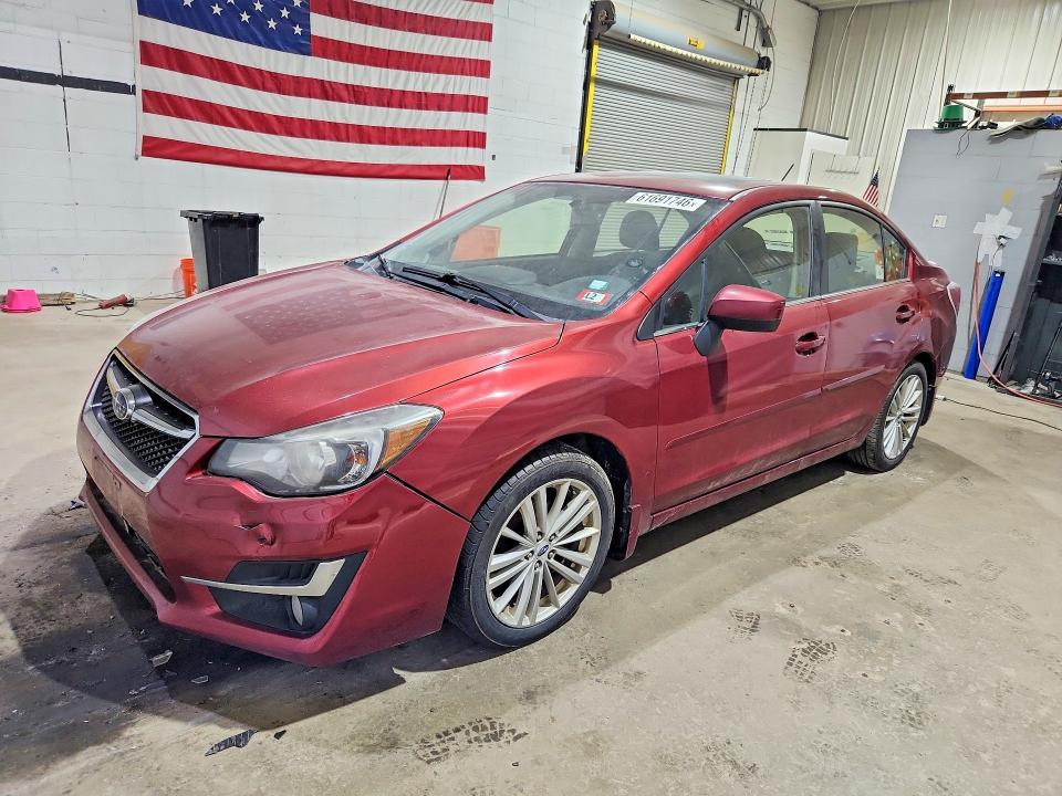 2016 Subaru Impreza VIN JF1GJAF66GH002222 COPART salvage auction — FRONT END, NH - CERTIFICATE OF TITLE, sold $450 on 2026-07-30 (photo 1)