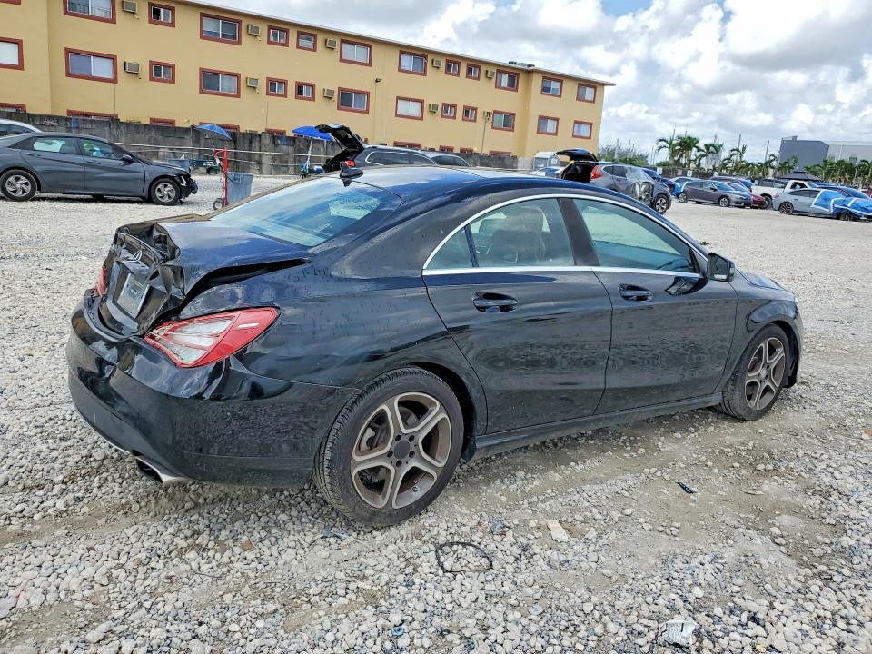 2014 Mercedes-benz Cla-klasse VIN WDDSJ4EB9EN129121 COPART salvage auction — REAR END, Fl - Cert Of Title Slvg Rebuildable, sold $1,750 on 2026-08-07 (photo 3)