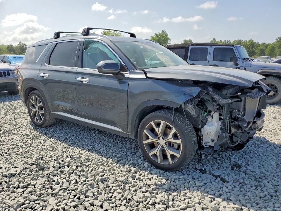 2021 Hyundai Palisade VIN KM8R4DHE6MU244930 COPART salvage auction — FRONT END, Oh - Cert Of Title-Salvage, sold $5,900 on 2026-07-20 (photo 4)