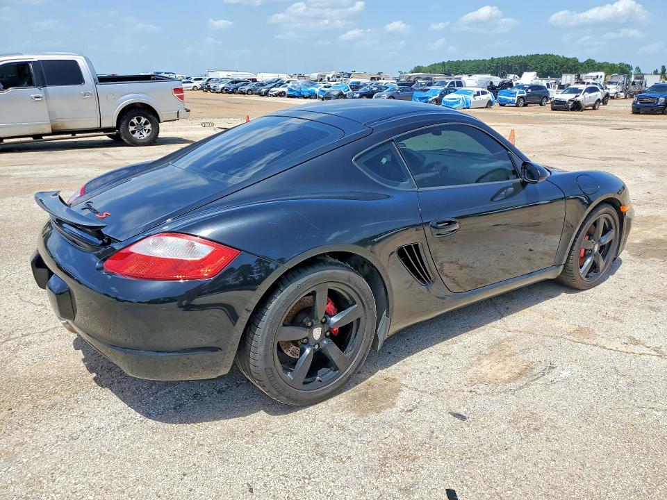 2007 Porsche Cayman VIN WP0AB29827U780363 COPART salvage auction — MECHANICAL, TX - CERTIFICATE OF TITLE, sold $1,100 on 2026-07-27 (photo 3)