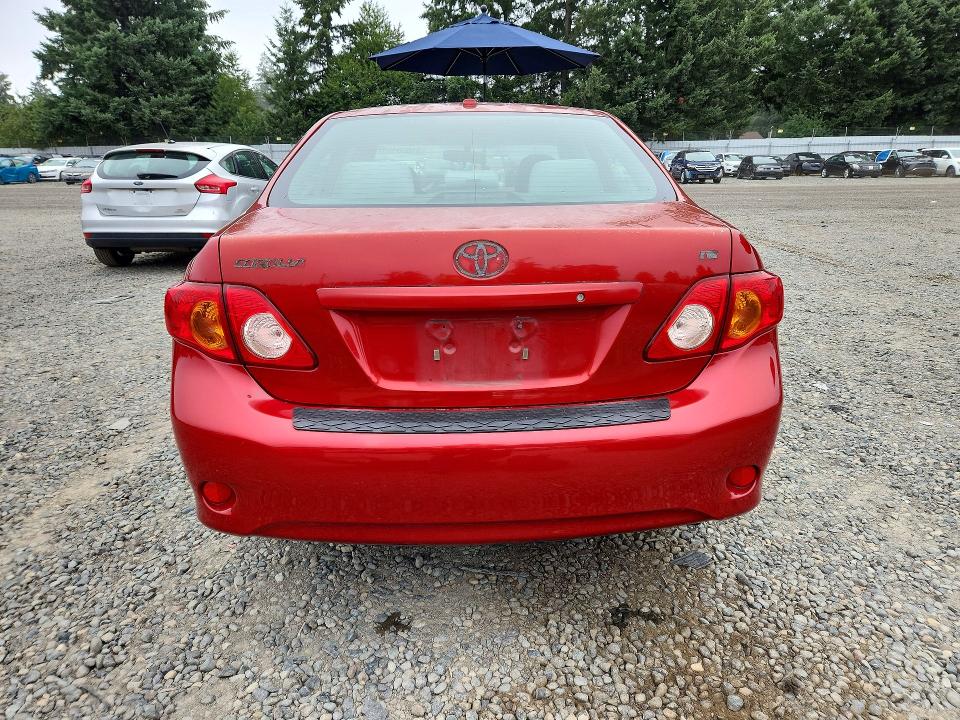 2009 Toyota Corolla VIN JTDBL40E499020876 COPART salvage auction — FRONT END, WA - BILL OF SALE, sold $400 on 2026-07-31 (photo 6)