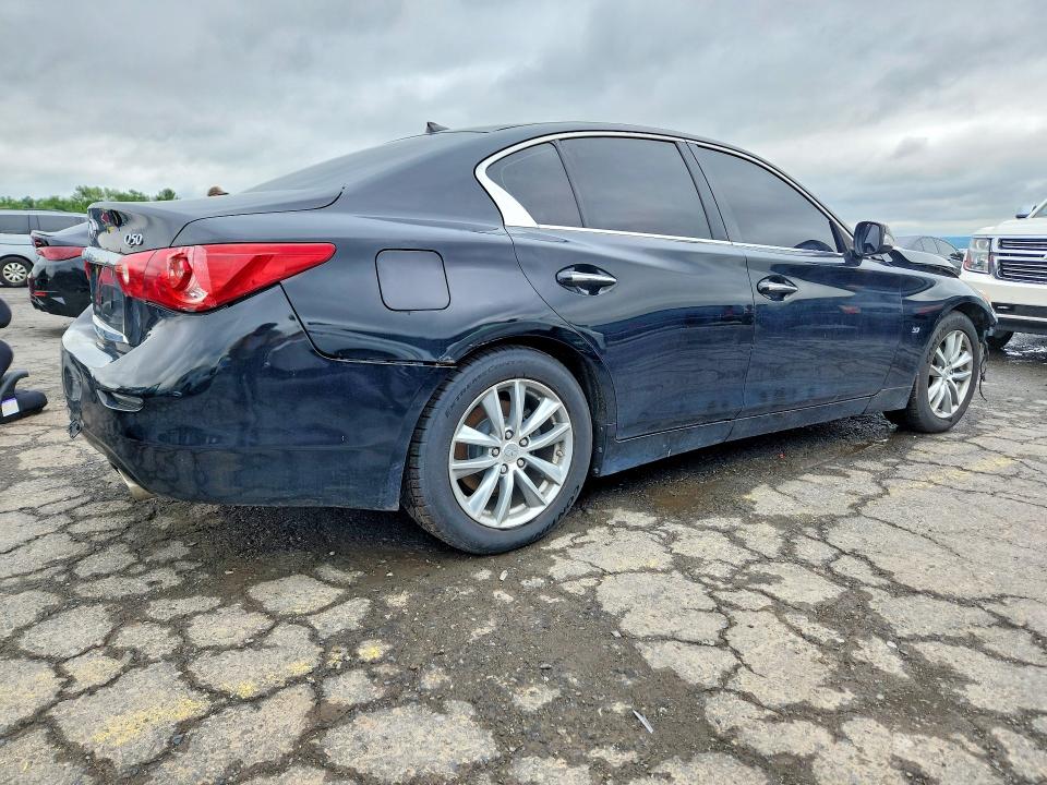 2014 Infiniti Q50 VIN JN1BV7AR2EM680972 COPART salvage auction — FRONT END, Pa - Certificate Of Salvage, sold $400 on 2026-07-14 (photo 3)