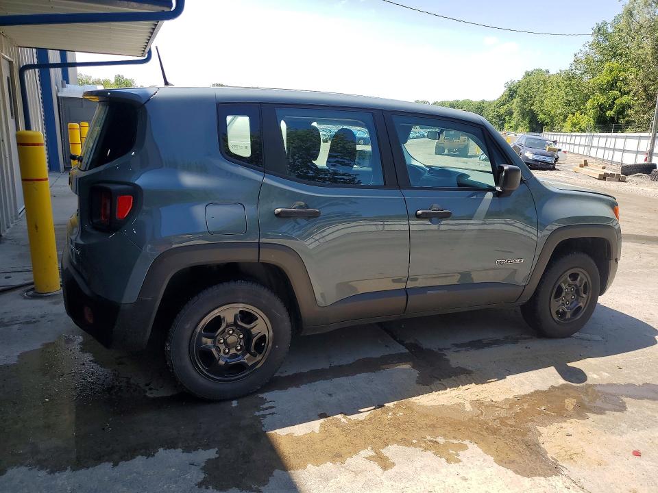 2017 Jeep Renegade VIN ZACCJBAH9HPF39278 COPART salvage auction — FRONT END, Ny - Mv-907A Salvage Certificate, sold $1,100 on 2026-08-17 (photo 3)