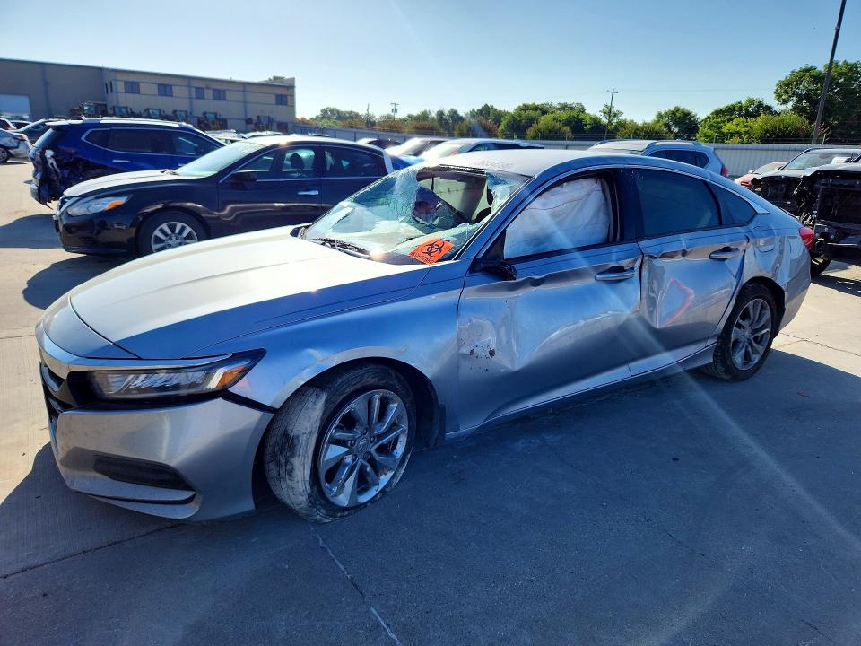 2020 Honda Accord VIN 1HGCV1F18LA029685 COPART salvage auction — FRONT END, Tx - Certificate Of Title, sold $2,250 on 2026-07-09 (photo 1)