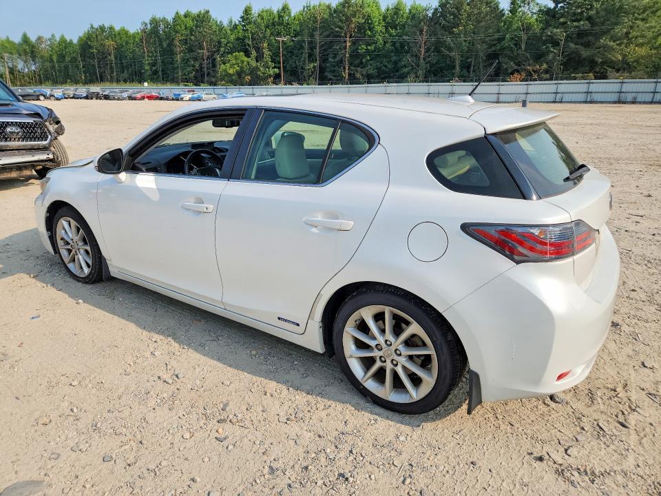 2012 Lexus Ct VIN JTHKD5BHXC2080931 COPART salvage auction — FRONT END, Va - Certificate Of Title, sold $3,550 on 2026-07-28 (photo 2)