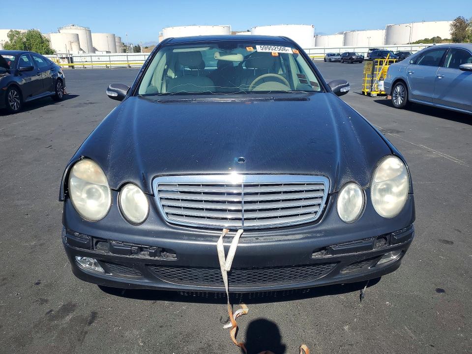 2004 Mercedes-benz E-klasse VIN WDBUF65J34A524813 COPART salvage auction — FRONT END, Ca - Dis/Dlr/Exp Clean W/Salv Hist, sold $250 on 2026-07-13 (photo 5)