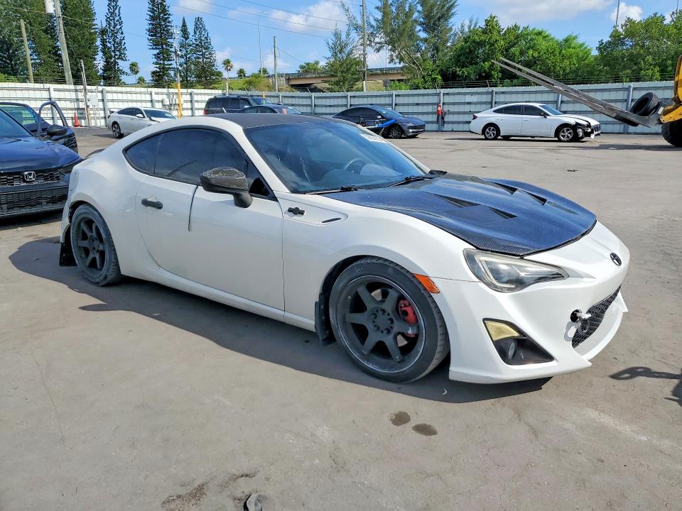 2013 Scion Fr-s VIN JF1ZNAA16D2726192 COPART salvage auction — REAR END, Fl - Cert Of Title Slvg Rebuildable, sold $2,350 on 2026-07-13 (photo 4)